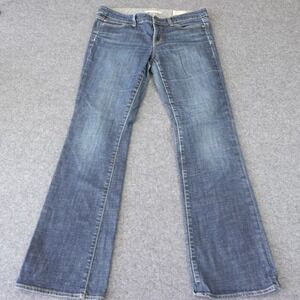 Gap Limited Edition Bootcut Flare Leg Jeans Blue Medium Wash Flap Pocket Size 10